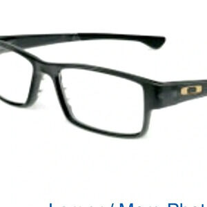 Oakley AIRDROP OX8046-0257 Eyeglasses Frames Pouch Black Ink No Lenses NWT